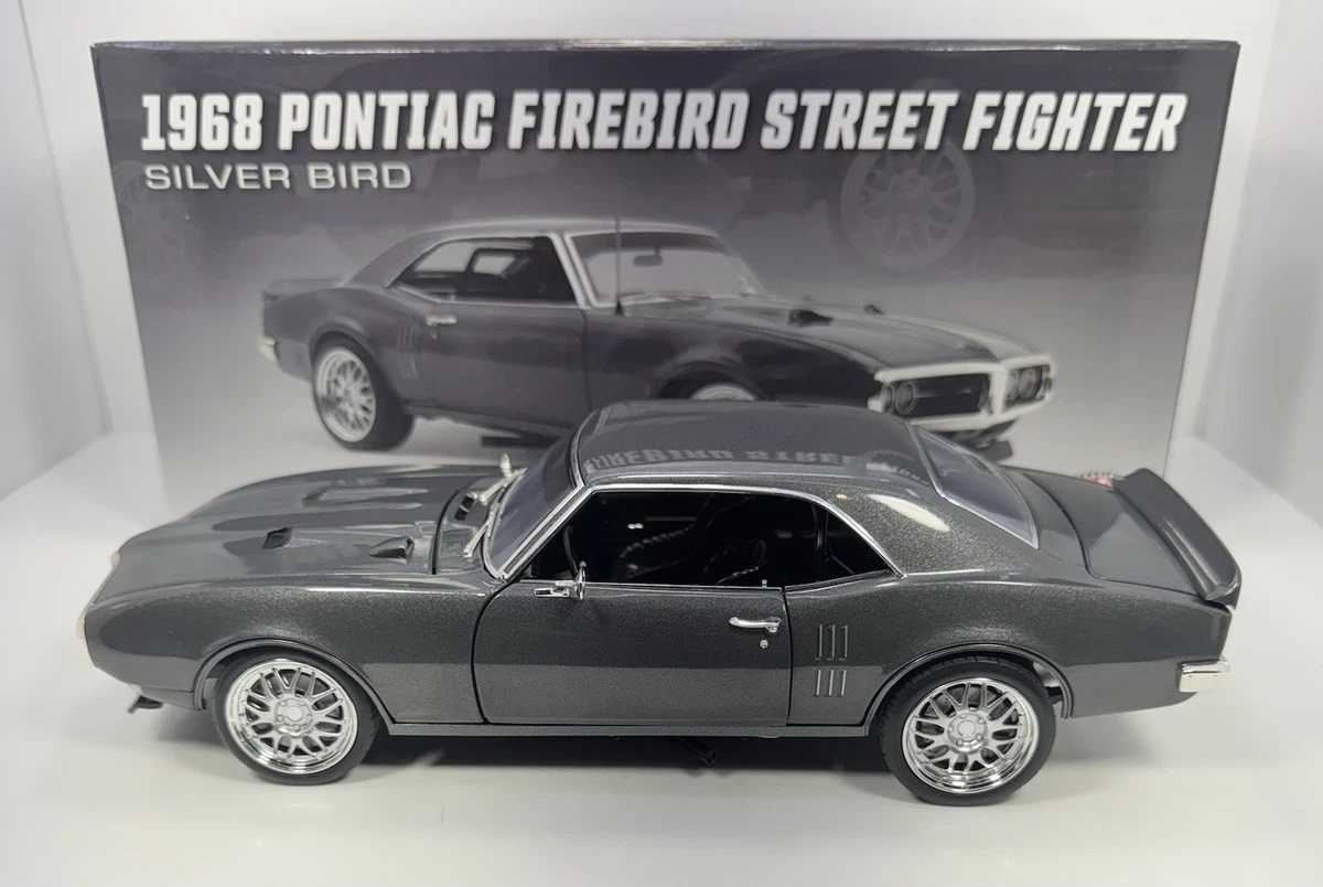 ACME 1/18 Scale 1968 Pontiac Firebird “STREETFIGHTER” Silver Bird