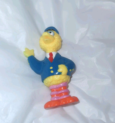 Vintage Big Bird Cake Topper | Mail Man | Pilot | Train Conductor | Sesame Ty68
