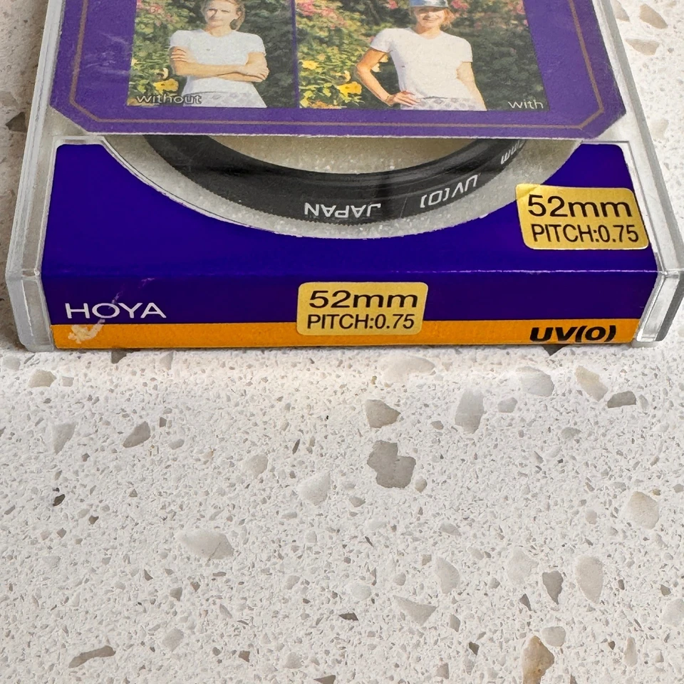 HOYA 52mm Pitch 0.75 UV(0) Filter-F Both Sides Coated Camera Lens Protector - Image 3 of 4