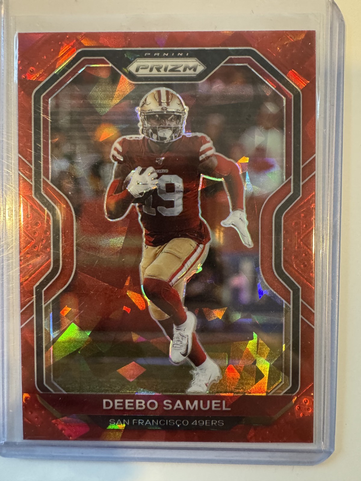 2020 Panini Prizm - Deebo Samuel #283 Red Ice Prizm