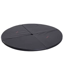 Soozier 2"T x 5"W Foldable Dance Pole Crash Mat, Portable Round Pole Dance Mat, 