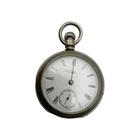 Antique Waltham Crown Set 18 size Pocket Watch 15 jewels - Repair or parts