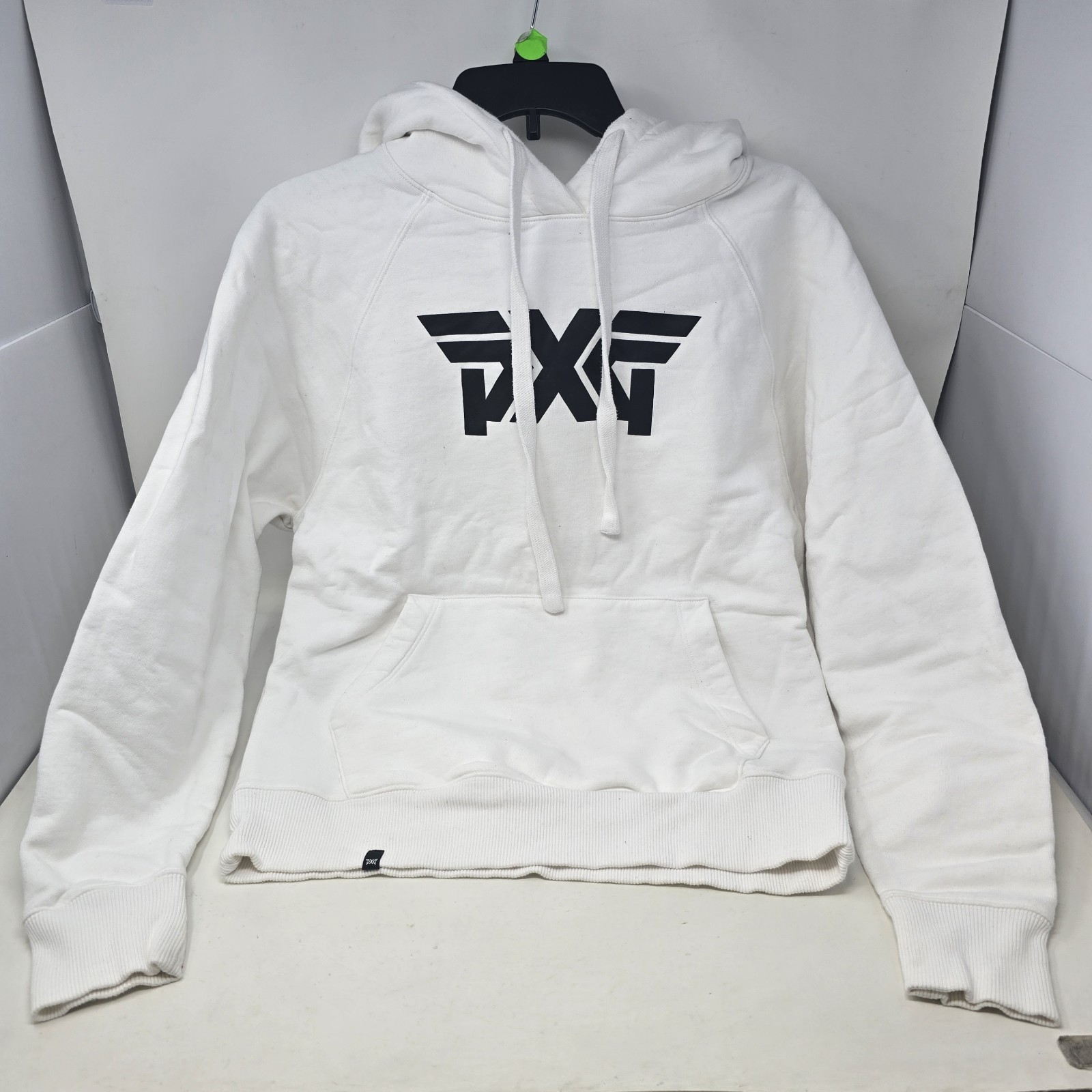 Hoodie Sweatshirt Mens S White Pullover Fleece Lined
