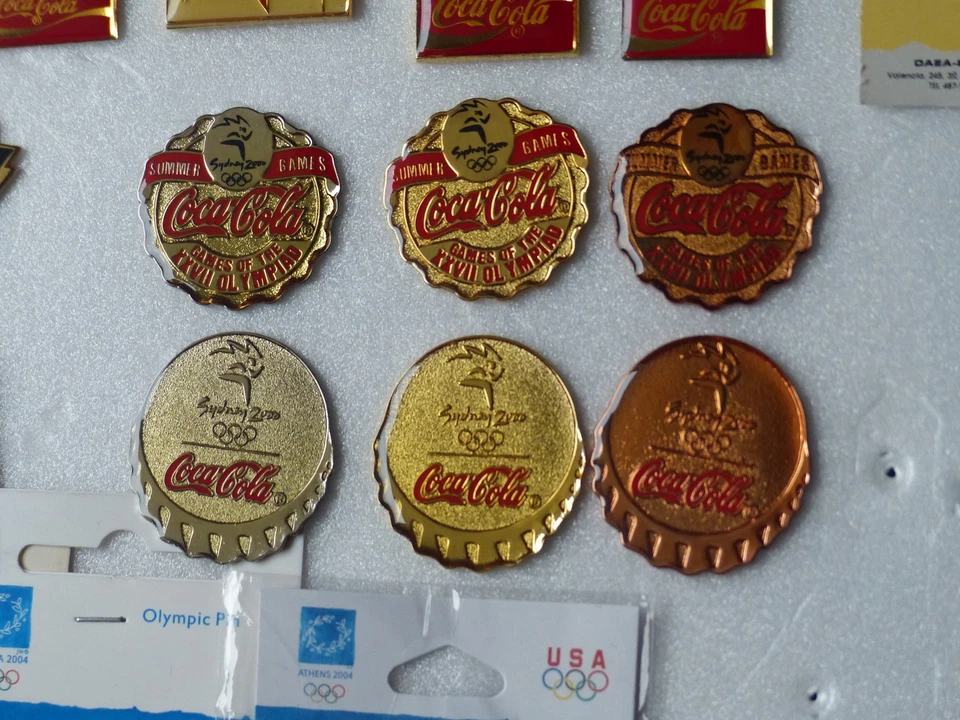43 Coca Cola Pin Set Olympic Games Sydney Olympiade Olympische Sommerspiele - Bild 4 von 4