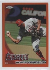 2010 Topps Chrome Orange Refractor Howie Kendrick #16 0i0