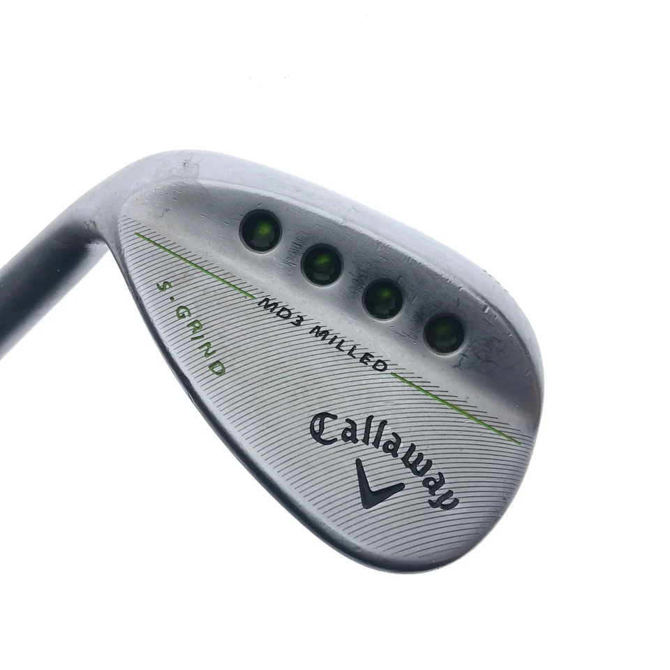 Used Callaway MD3 Milled Chrome Sand Wedge / 56.0 Degrees / Left-Handed - Image 2 of 4
