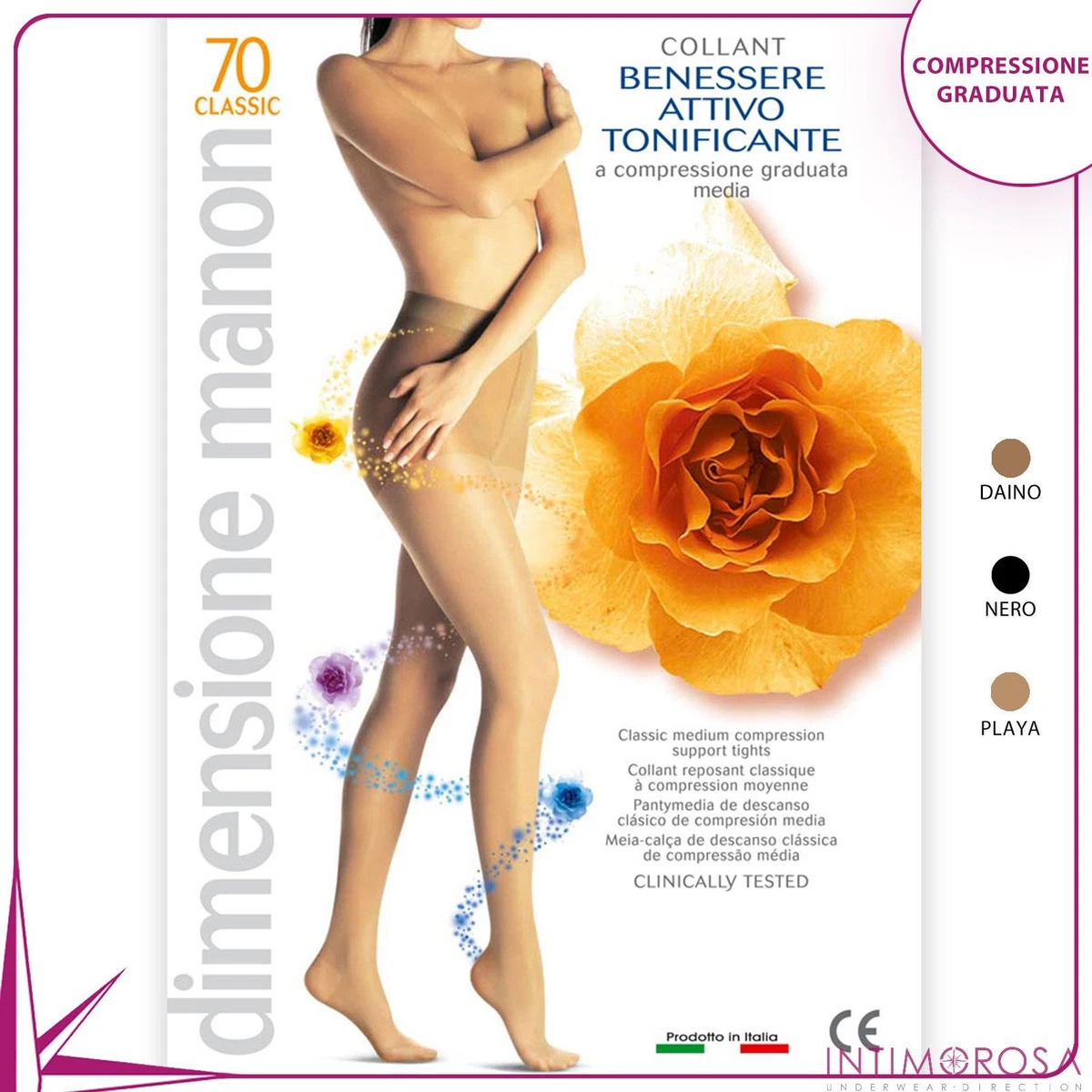 LEELA LAB Collant Donna Curvy Taglie Forti SuperOpaco 90 Denari - Made In Italy (Petrol, 9