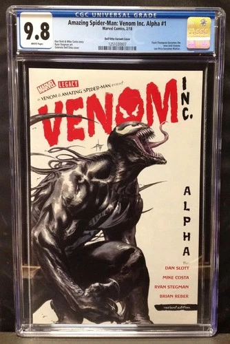 AMAZING SPIDER-MAN: VENOM INC. ALPHA #1 DELL'OTTO VARIANT CGC 9.8 2018 MARVEL