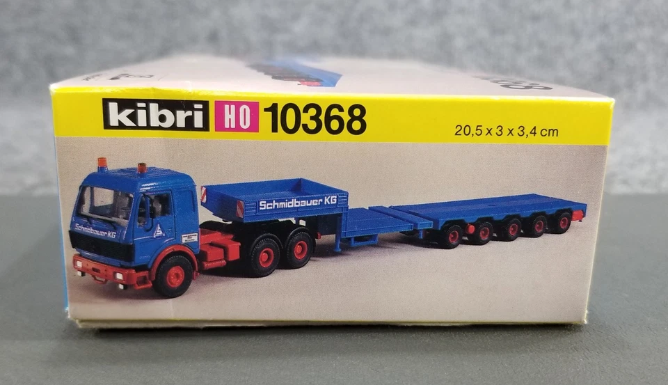 Kibri HO Model Kit 10368: MB Low Loader Trailer 8 AXLE UNASSEMBLED - Image 3 of 4