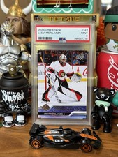 Leevi Merilainen 2023 Upper Deck #247 Rookie Young Guns RC PSA 9 Mint🏒🥅