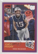 2019 Score Purple Chris Hogan #151 0iz5
