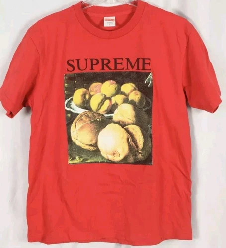 T shirt rouge SUPREME taille M très bon état