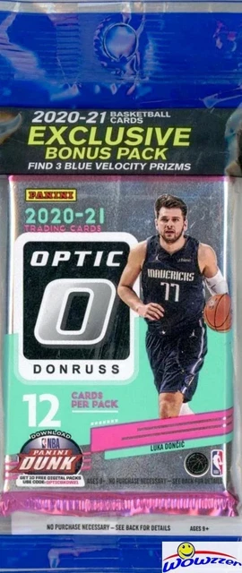 2020-21 Panini Donruss Optic Cello Pack NBA Basketball - Rip + Ship