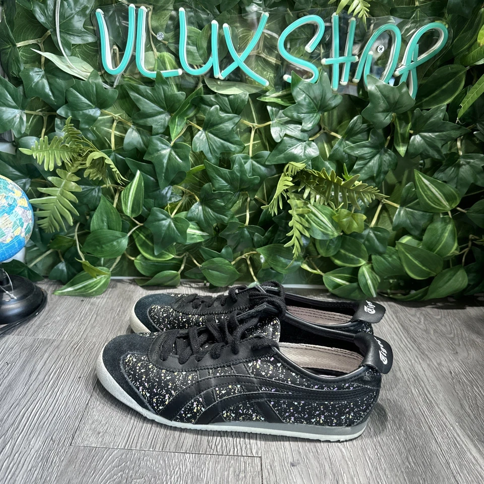 Zapatillas deportivas para mujer Onitsuka Tiger MEXICO 66 D574L talla 7 negras de caña baja Foto 4 de 4