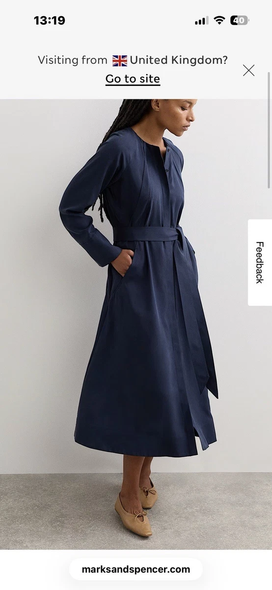 jaeger blue dress Dresses for Women for sale Denim dress JK Rowling, Harry Potter Web Collection: Midi Best Sellers Select a Color or Fabric:Rich Mahogany Stain