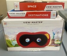 Mattel - View-Master Virtual Reality Deluxe VR Viewer with 2 boxes of Slides