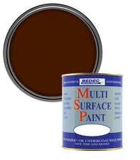 Bedec MSP Multi-Surface Paint Interior/Exterior Chocolate Brown Satin 2.5L