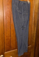 BSA Boy Scouts of America Venture Gray UNIFORM PANTS Size mens W46 L38 Unhemmed