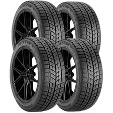 Qty 4 20545r17 Bridgestone Blizzak Lm-60 84h Sl Black Wall Tires