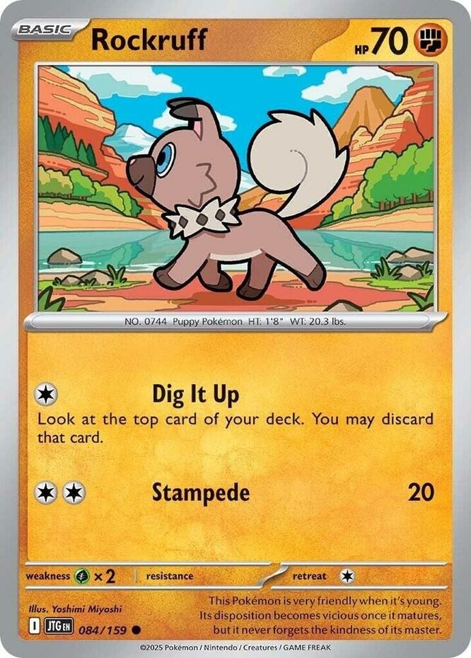 Rockruff - 084/159 - Common - Near Mint