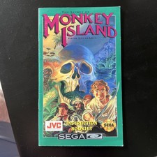 Secret of Monkey Island Sega CD, 1992 Disc and Instruction Booklet
