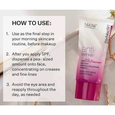 NEW StriVectin Primer Line BlurFector Instant Wrinkle Blurring, Retail $42 1 Oz