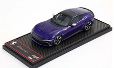 Ferrari 12Cylinder Panoramic roof VIOLA al Humaid 1:43 lim.e 01/36 BBRC306C BBR