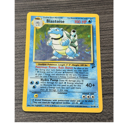 2000 Pokemon Base Set 2 Blastoise Holo #2 RAW NM/MINT POSSIBLE PSA 10