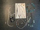 New ListingVintage Costume Jewelry lot Necklaces, Earrings, Bracelets Rings