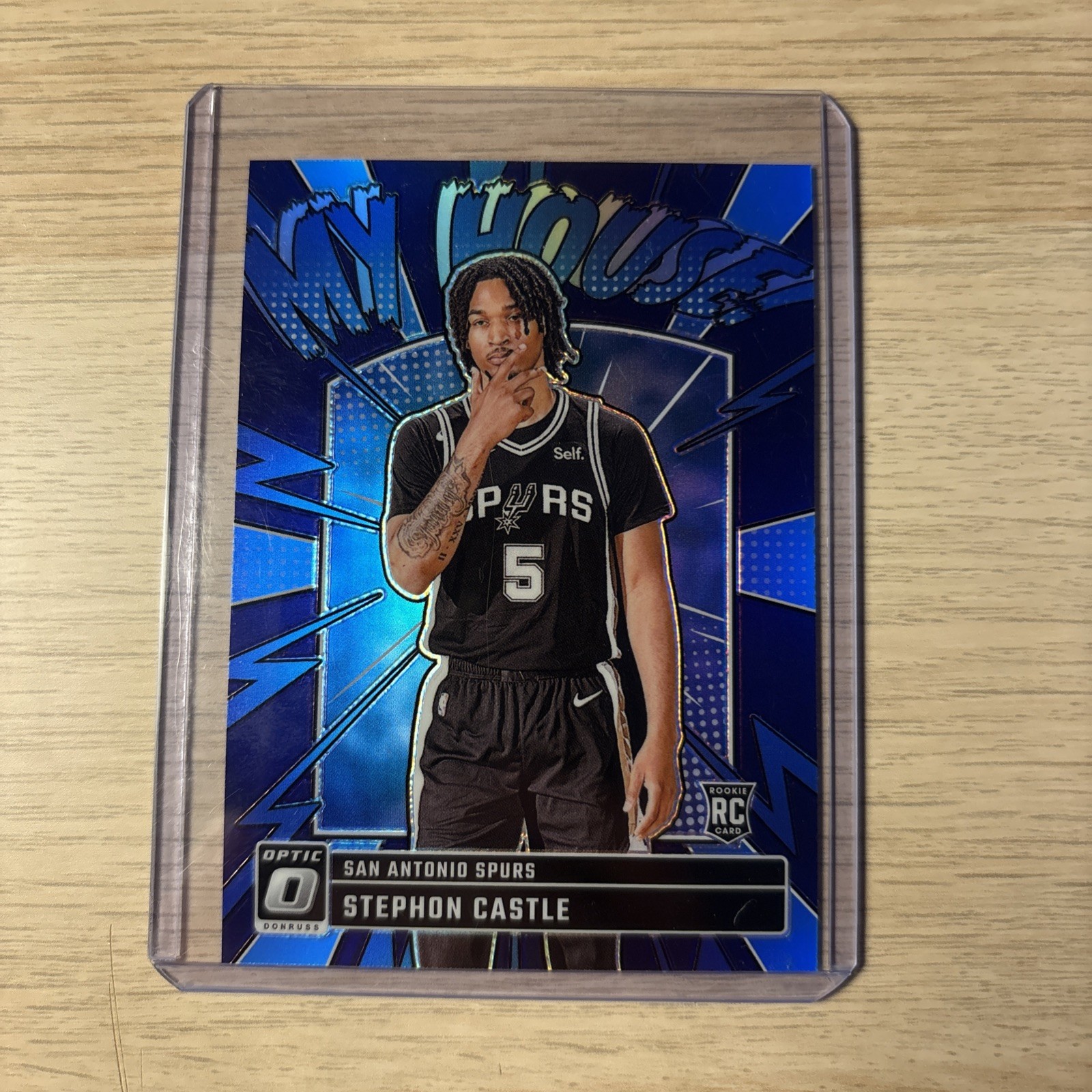 2024-25 Panini Donruss Optic - My House Stephon Castle #16 Purple Prizm (RC)