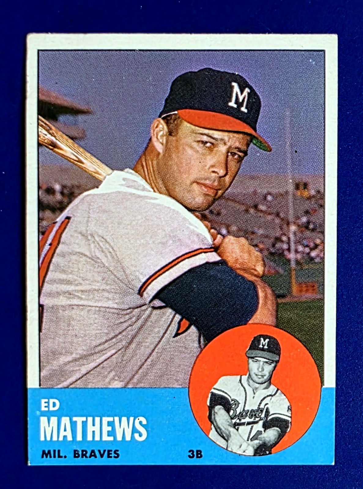 Ed Mathews #275 Baseball Cards 1963 Topps trading card — raw and PSA graded price guide