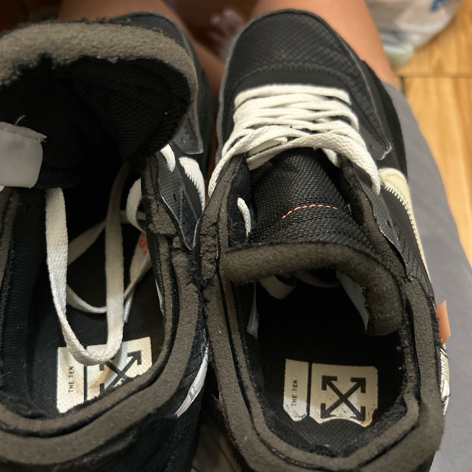 OFF WHITE X NIKE Taglia 10 Nike Air Max 90 x OFF WHITE Nero 2019