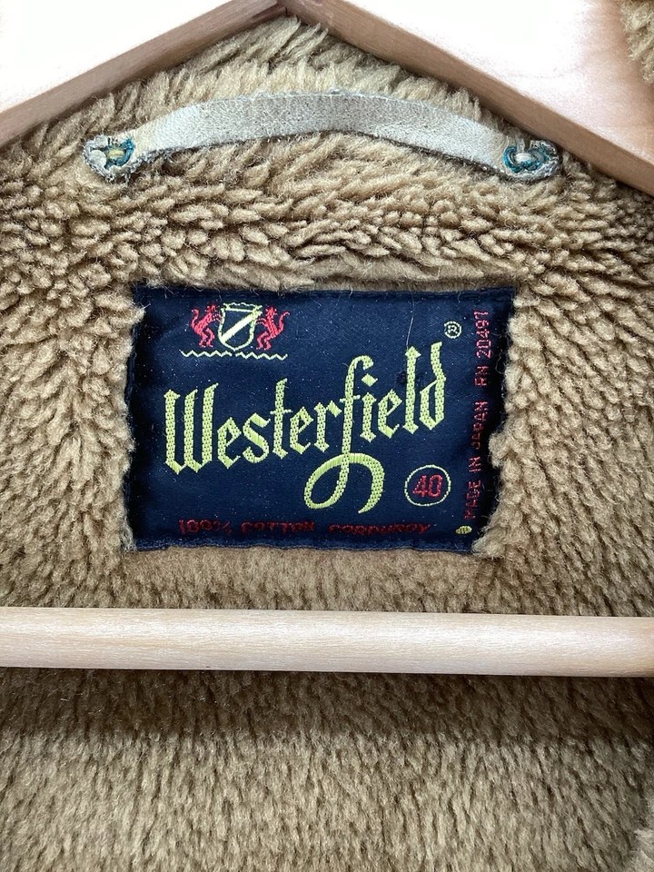 Vintage Westerfield brown corduroy sherpa lined Coat size 40 (Large) - Image 4 of 4