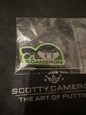 SCOTTY CAMERON WASABI KEY FOB / BAG TAG LIME BLACK Old Release Original