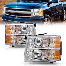 for 07-13 Chevy Silverado 1500/07-14 2500 3500HD Headlight Assembly