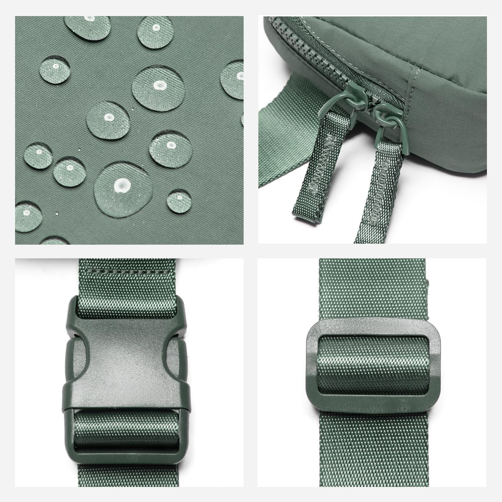Belt Bag for Women Two-Way Zipper Cross Body Fanny Pack Fashion Waist Packs Ever