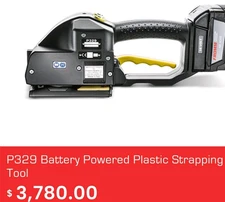 Fromm P329 Battery Operated Strapping Tool Kit for 5/8" Plastic Strapping
