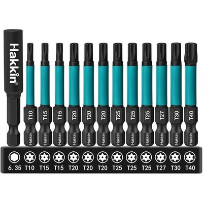 Torx Bitsatz Set Schraubendreher Bits Magnetisch Stahl /s 24-teiliger Schraub...