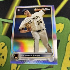 2022 Topps Chrome Aaron Ashby Rookie Milwaukee Brewers #80 Refractor