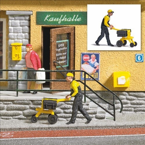 (6160) Busch 1:87, 7888 kit Action Set: entrega postal nuevo y embalaje original | Zustand: Neu