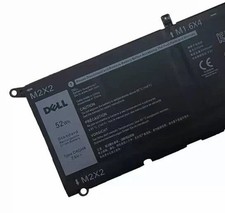 NEW Genuine 52Wh DXGH8 Battery For Dell XPS 13 9370 9380 2018 Series 0H754V P82G