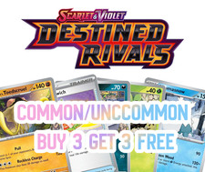 Pokemon Destined Rivals - Common/Uncommon Singles - Choose Your Card