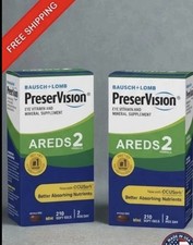 Preservision AREDS 2 / 210 Count Eye Vitamin Mini Soft gels  2 Pack  EXP 2027