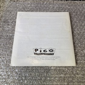 Pepe's Puzzles Sega Pico Authentic Storyware Complete In Box Tested Working CIB