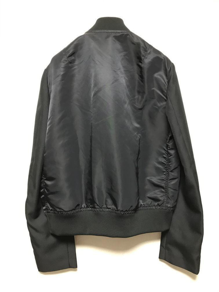 Black COMME des GARCONS Sleeve Switch Ma-1 L Cdg Men's #EB Black COMME des GARCONS Sleeve Switch Ma-1 L Cdg Men's #EB