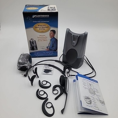 Plantronics CS50 Wireless Office Headset System Hands Free 