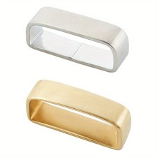 1box 2pcs 2 style Brass Belt Loops for Belt Accessories Mixed color 1pcs/style