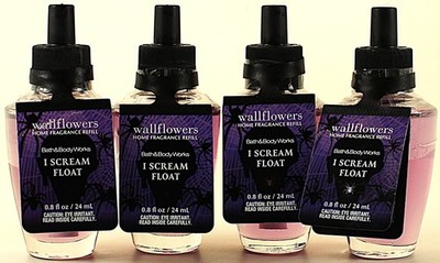 QTY 4 - Bath & Body Works I SCREAM FLOAT Wallflowers Home Fragrance Oil Refills