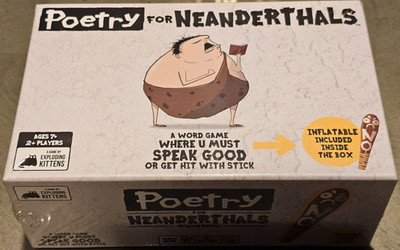 Exploding Kittens Poetry for Neanderthals Word Card Game New Sealed