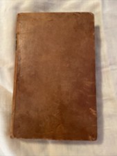 1832 Isaac Watts Psalms Hymns Spiritual Songs Boston Loring Leather Hymnal VG